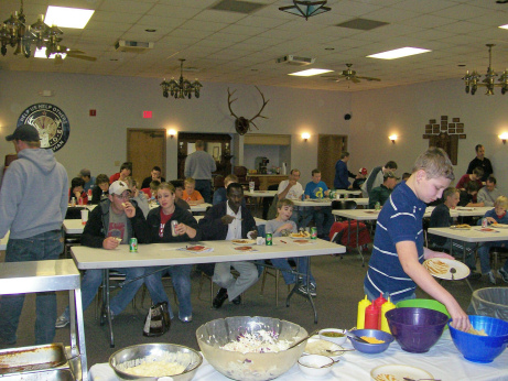 Participants at lunch